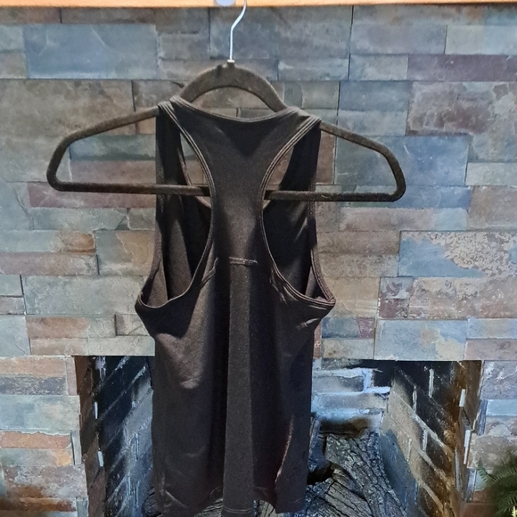 Black Nike Tank Top Scoop Neck Sleeveless - Picture 3 of 5